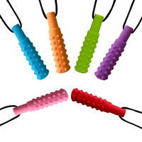 Jouets de dentition sensoriels pour bébés en silicone de qualité alimentaire sans BPA, collier de dentition doux pour bébés - Ventes Flash