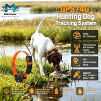 Collar de Rastreo para Perros con GPS y VHF, Resistente al Agua IP68, Alcance de Radio de 15 km, Rastreador Múltiple para 20 Perros con Audio Remoto y LED para Caza, OEM