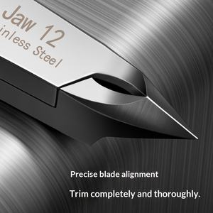 Ciseaux et pinces à cuticules en acier inoxydable pour nail art, lame droite, pointe aiguë, modèle <span class=keywords><strong>D</strong></span>-07, vente en gros - Product Image 3