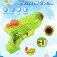 Pistolet à eau transparent EPT Mini 4,72 pouces, lanceur d'eau pour enfants, piscine, plage, extérieur, fête d'été, jouet aquatique