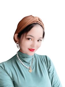 Vente en gros YASEEN Nouveau foulard musulman en acrylique, bonnet, hijab, respirant et écologique, adapté aux femmes - Product Image 1