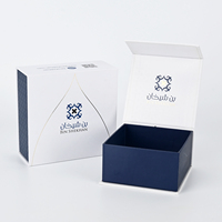 Boîte rigide en carton avec logo personnalisé en feuille d'or rose, estampage métallique, fermeture magnétique, pour bijoux, bracelets, colliers, bagues