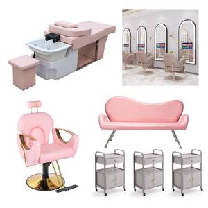 Juego de Muebles de Lujo para Salón de Belleza, Silla de Barbería, Equipo de Peluquería al por Mayor, Muebles para Salón de Barbería de Luxmars - Product Image 2