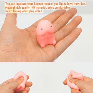 Hot Soft Small Slow Rebound Mochi Dingding Squishy Focus Squeez pressione Abreact Healing Fool Fun Joke Toy Party Gift - Product Image 4