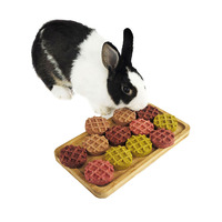 Friandises pour lapins, gâteau à la herbe de Timothy en forme de cube pour chinchillas, nourriture pour cochons d'Inde, hamsters, friandise à mâcher faite à la main