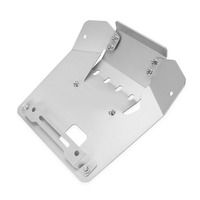 Pelindung Bawah Mesin Aluminium CNC Pelindung Skid Plate Sepeda Motor untuk Honda CT125 Anti Gores Off Road Tahan Benturan Hitam