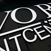 Lettres en relief personnalisées à éclairage frontal, enseigne de magasin 3D LED, étanche IP65, multicolores, éclairage lumineux, publicité