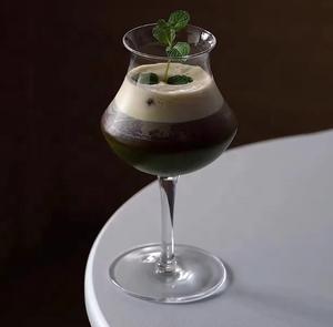 Gobelet de mariage en cristal transparent de haute qualité, verre à vin rouge personnalisé avec logo, produit de verre à vin - Product Image 2