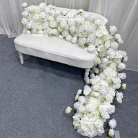 Sunwedding dekorasi pernikahan bunga Jasmine longgar bunga buatan putih Runner bunga lorong baris dekorasi