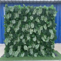 GJ-WA824 en gros fleurs mur mariage décor 3d mur de fleurs artificielles retrousser toile de fond simulation mur végétal