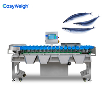 Trieuse pondérale rotative haute vitesse en acier inoxydable Easyweigh YGW-YP170F8 pour aliments surgelés, poissons vivants et fruits de mer