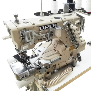 OREN Industrial Flat-bed <b>Lock</b>-type Computerized Sewing Machine - Left Cutting <b>Knife</b> Interlocking Sewing Machine RN9300-TQ - Product Image 2