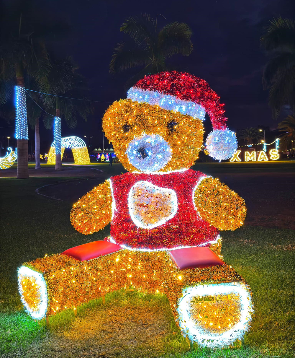 Customized 3D Motif Light Bear – Outdoor LED Christmas Decoration