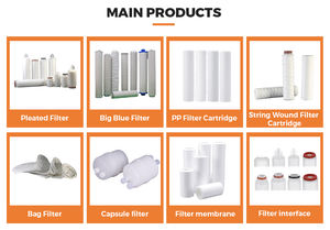 0.1-1 מיקרון 5-20 "pvdf מים ממברנה מים מסנן 5-20 אינץ pvdf microporous מסנן מים - Product Image 5