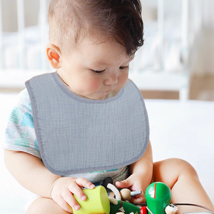 Babadores de Botão de Pressão para Bebês, Babadores de Musselina com Padrão Liso para Alimentação e Uso Infantil com Design Confortável - Product Image 6