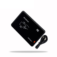 Lector de Tarjetas RFID de Escritorio con Interfaz USB de 13.56MHz para Control de Acceso