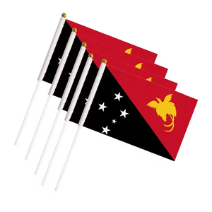 Gahumi Drapeau agitant à la main de taille personnalisée 100% polyester imprimé numériquement pour l'extérieur Promotion internationale du pays - Product Image 2