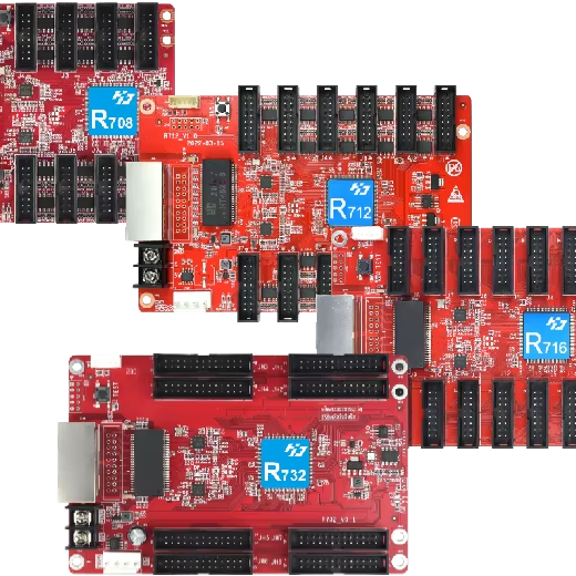 LED Display Card Huidu HD-R712 Professional Technology System Equipment Full Color Controller WIFI R512 Receiving Card HUB75E