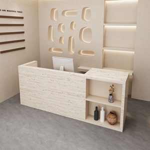 Mostrador de Caja para Supermercado, Marca Simple Anti-cave Stone Tide, con 3 Compartimentos, 100x60cm - Product Image 2
