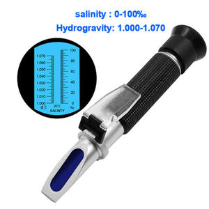 Réfractomètre <span class=keywords><strong>de</strong></span> salinité à bas <span class=keywords><strong>prix</strong></span> Compensation automatique <span class=keywords><strong>de</strong></span> la température Testeur d'<span class=keywords><strong>eau</strong></span> salée 0-100 Réfractomètre ATC pour réservoir d'<span class=keywords><strong>aquarium</strong></span> - Product Image 2