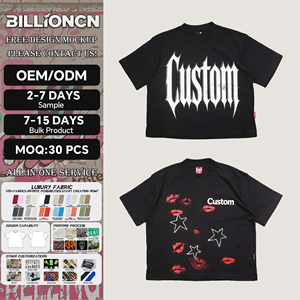 Camiseta recortada de gran tamaño con productos vintage al por mayor, ropa cuadrada con hombros caídos y logotipo personalizado, camisetas de talla grande para mujer al por mayor - Product Image 1