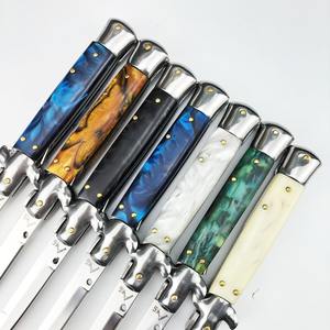 Lichtgewicht Edc Vouwblad Akc Mes Outdoor Zelfverdediging Gevouwen Mes Hars Handvat Zakmes - Product Image 5