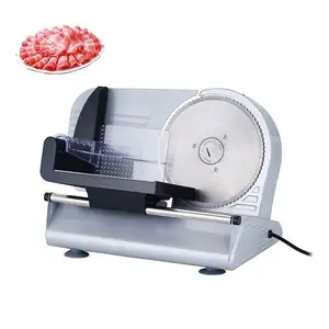 2023 Conveyor Belt Small Pig Ear Sausage Slicer Slicing Machine Raw Meat Slicer Meat Cut Machine Bacon Slicing Machine