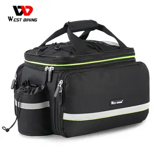 Водонепроницаемая велосипедная сумка WEST BIKING, вместительный чемодан на седло для горных велосипедов