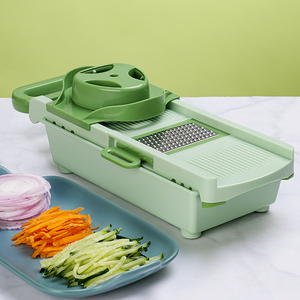 ที่ขูดผักแบบแมนโดลิน New Smile Mom พร้อมใบมีดสแตนเลส ไม่ติดกระทะ เป็นมิตรกับสิ่งแวดล้อม ปรับได้มากกว่า 20 ชิ้น รุ่น B837 - Product Image 1