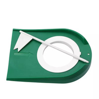 Kit de putting de golf en plastique avec drapeau – Aide à l'entraînement en gros pour la pratique intérieure, extérieure et en cour, toutes directions