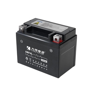 Batería de Motocicleta de Plomo-Ácido SMF de Fábrica, 12v 4ah, Batería de Arranque para Motocicleta 6MF4L para Scooter de 100cc-150cc - Product Image 3