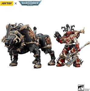 JOYTOY <span class=keywords><strong>Warhammer</strong></span> 40K World Eaters Lord Invocatus Figurine d'action à l'échelle 1/18 (4,96 pouces) Modèle de collection Mecha - Product Image 4
