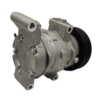 Compresor de Aire Acondicionado para Automóvil 10S11C 7PK-120MM Salida Derecha para Toyota Hilux 2.5-3.0L Compresor de Aire Acondicionado de Acero Juego Completo