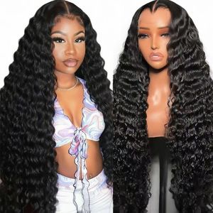 Peluca <span class=keywords><strong>de</strong></span> <span class=keywords><strong>Cabello</strong></span> Humano Remy con Ondas <span class=keywords><strong>de</strong></span> Agua, Encaje Frontal 13x6, Cierre <span class=keywords><strong>de</strong></span> Encaje 4x4 5x5, Pelucas Rizadas <span class=keywords><strong>para</strong></span> Mujer - Product Image 1