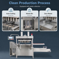 Machine industrielle YH pour la fabrication de cornets de gaufres comestibles, de gobelets à thé et de biscuits