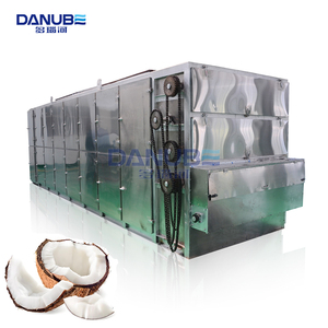 Secadora Industrial de Banda Transportadora de Malla Continua para Pulpa de Coco y Cáscara de Coco - Product Image 1