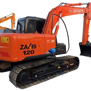 รถขุดมือสองยี่ห้อฮิตาชิ ZX120 ขนาด 12 ตัน 10 ตัน นำเข้าจากญี่ปุ่น พร้อมใบรับรอง CE ปั๊มไฮดรอลิก Shimadzu ของแท้ - Product Image 1