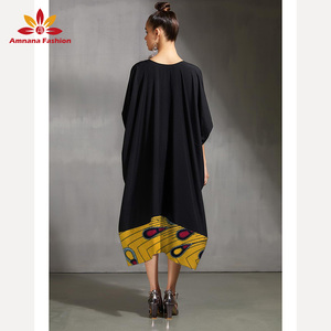 Robe longue à imprimé Ankara, kaftan, nouvelle mode, pour automne ou hiver à prix polarisé, <span class=keywords><strong>2021</strong></span> - Product Image 5