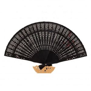 Venta al por Mayor de Recuerdos de Boda Personalizados, Abanicos de Madera de Sándalo Personalizados para Invitados, en Stock - Product Image 6