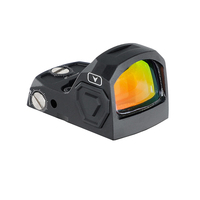Lunette de visée à point rouge Ohhunt en aluminium antichoc avec détection de mouvement, 12 niveaux de luminosité, avec monture de 21 mm