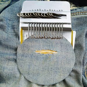 Minimáquina de Daring Loom para principiantes, herramienta de tejido artesanal, Kit de telar de tejer, herramienta de reparación para remendar rápidamente calcetines Vaqueros, <span class=keywords><strong>ropa</strong></span> - Product Image 2