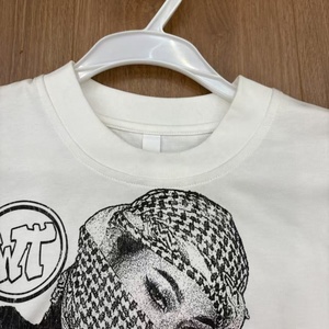 Usine personnalisée de haute qualité coton Hottie T-Shirt court respirant Anti-rides surdimensionné Logos sérigraphiés conception vierge - Product Image 4