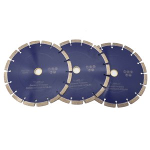 Hoja de sierra de diamante Fullux de 250mm hoja de sierra segmentada soldada con láser de alta frecuencia para disco de corte de azulejos de porcelana - Product Image 6