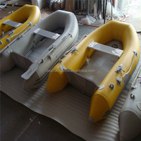 Bateau de pêche gonflable de bonne qualité, eau festonnée au sol, 4.30m, AL430