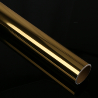 Vinilo Espejo Plateado/Dorado, Vinilo Autoadhesivo, Rollos de Vinilo de Corte de Color para Material de Adhesivos Publicitarios