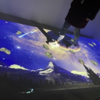 Jeux de projection interactive sur sol 3D pour enfants dans les lieux de divertissement et les parcs à thème, projecteur de sol interactif