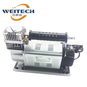 Weitech Heavy Duty Single Cylinder Air Compressor 12V DC For <b>Car</b> Motorcycle Tire <b>Inflation</b> - Product Image 1
