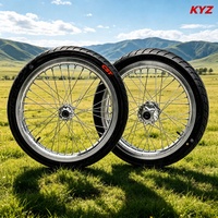 Ensemble de roues Sur Ron Supermoto 17 pouces en alliage d'aluminium CNC avant et arrière pour moto électrique tout-terrain Light Bee X LBX Talaria MX4 Aftermarket