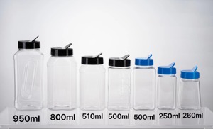 MAYSURE Großhandel 800ml 950ml Küchenbehälter Quadratische PET-Gewürzdosen Gewürzflaschen-Verpackung mit Anpassbarem Deckel für Süßigkeiten und Gelee - Product Image 6