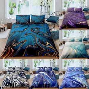 Bắc Âu Duvet Cover Thiết 3D Bằng Đá Cẩm Thạch In Bedding Set Pillowcase Không Có Ga Trải Giường Đơn Đôi Nữ Hoàng Vua Quilt Giường Bao Gồm - Product Image 1